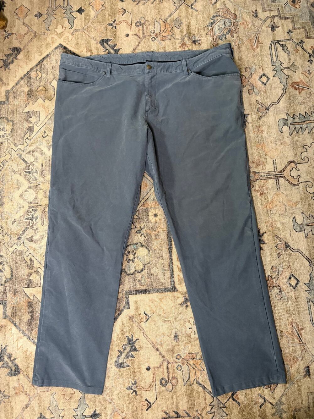 Lululemon ABC Classic Fit 5 Pocket Pants Mens Gray Utilitech